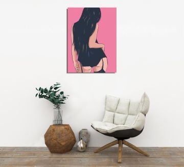 Pink & Sexy Kanvas Tablo