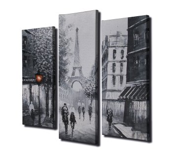 Paris Sokakları Kanvas Tablo