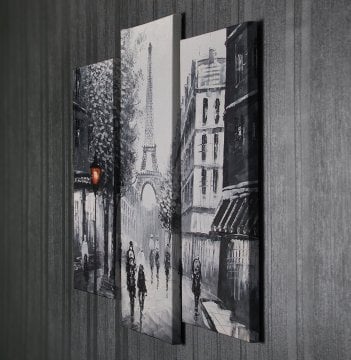 Paris Sokakları Kanvas Tablo