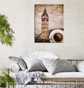 London Big Ben Kanvas Tablo
