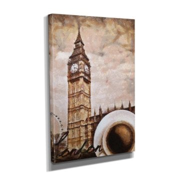 London Big Ben Kanvas Tablo