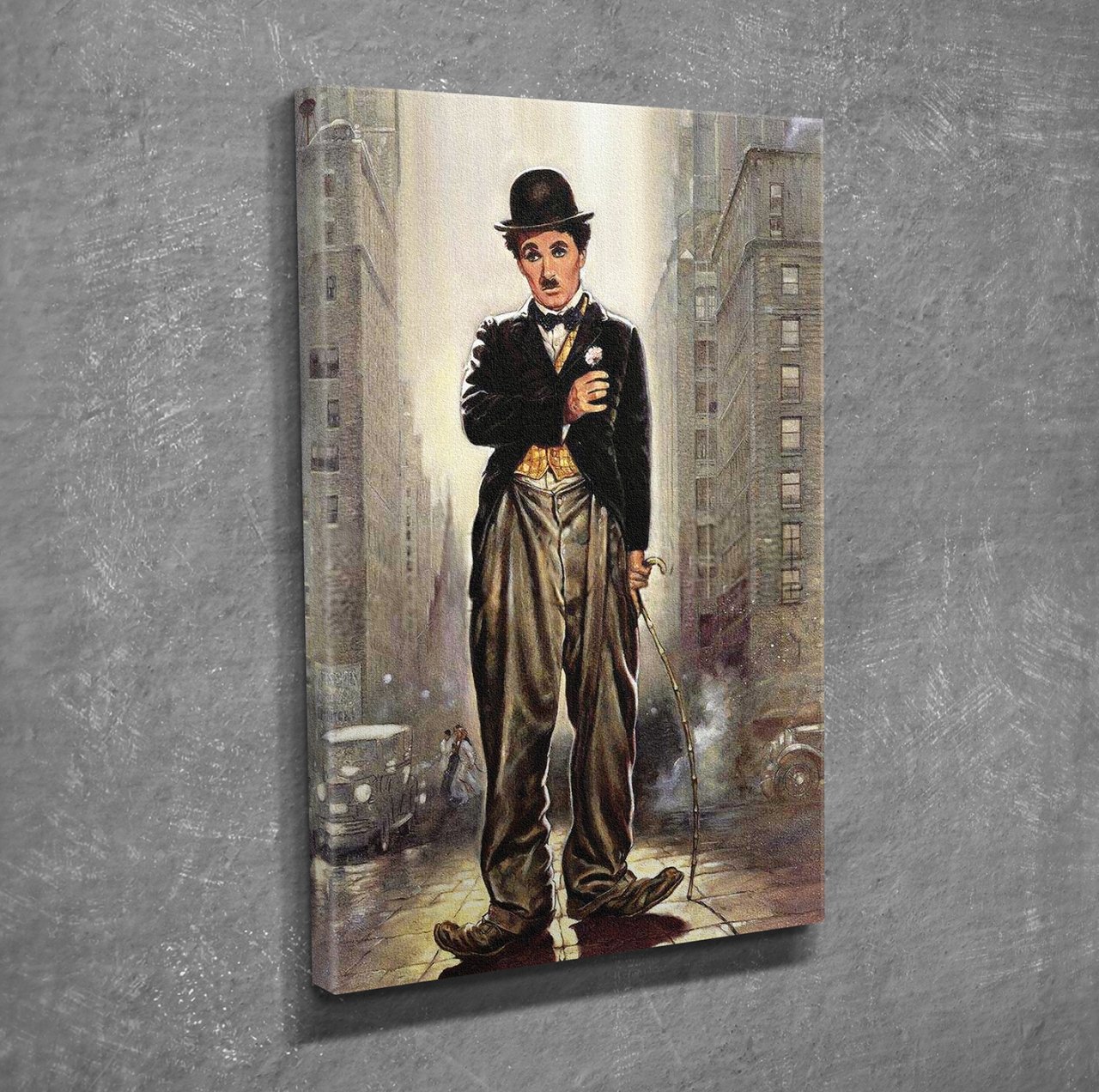 Charlie Chaplin Kanvas Tablo