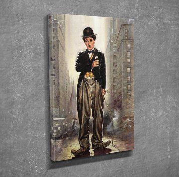Charlie Chaplin Kanvas Tablo