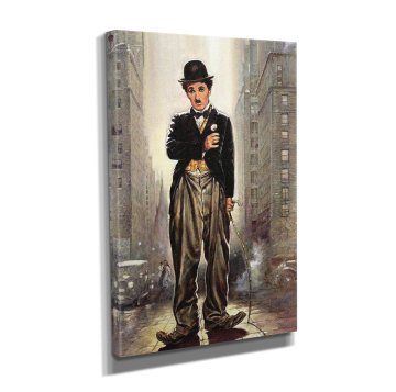 Charlie Chaplin Kanvas Tablo