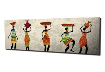 Afrika Kadınları Kanvas Tablo