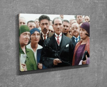Atatürk Kanvas Tablo