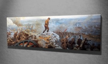 Atatürk ve Büyük Taarruz Kanvas Tablo