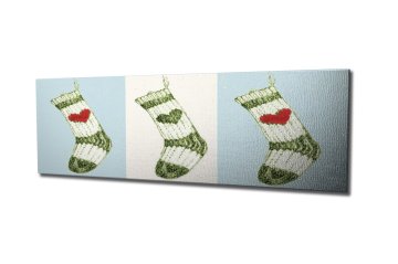 Noel Çorapları Kanvas Tablo