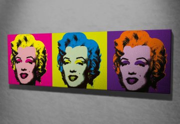 Marilyn Monroe Pop Art Kanvas Tablo
