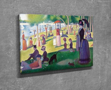 A Sunday Afternoon on the Island of La Grande Jatte Kanvas Tablo