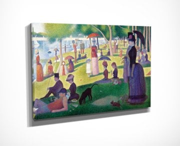 A Sunday Afternoon on the Island of La Grande Jatte Kanvas Tablo