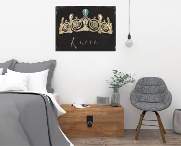 KRALİÇE TACI KANVAS TABLO