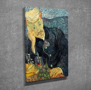 ''Portrait of Dr Gachet' Vincent Van Gogh Kanvas Tablo