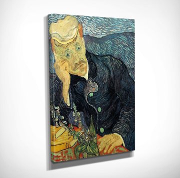''Portrait of Dr Gachet' Vincent Van Gogh Kanvas Tablo