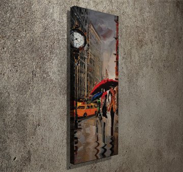 Yağlıboya Cadde Kanvas Tablo