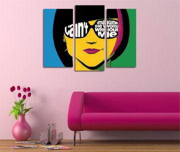 Pop Art Kanvas Tablo