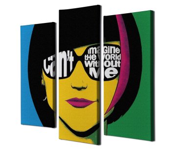 Pop Art Kanvas Tablo