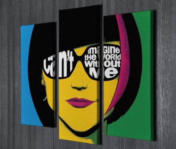 Pop Art Kanvas Tablo