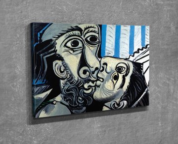 'The Kiss' Pablo Picasso Kanvas Tablo