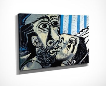 'The Kiss' Pablo Picasso Kanvas Tablo