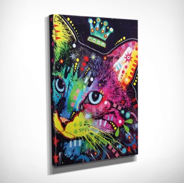 Pop Art Kedi Kanvas Tablo