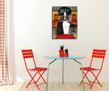 Bistro Kanvas Tablo