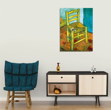 Van Gogh's Chair Kanvas Tablo