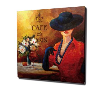 Cafe de Paris Kanvas Tablo