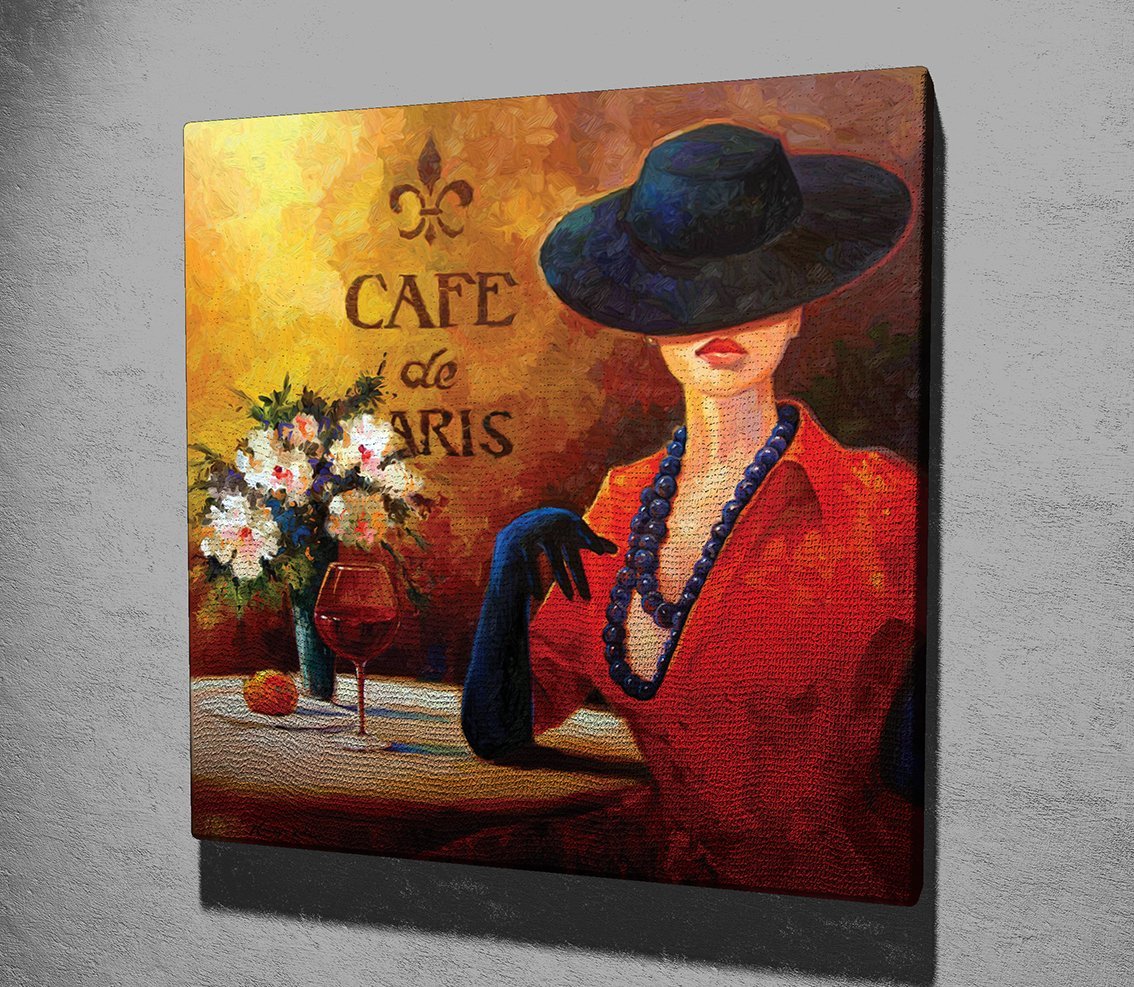 Cafe de Paris Kanvas Tablo