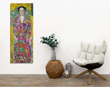 'Portrait Of Eugenia Primavesi' Gustav Klimt Kanvas Tablo