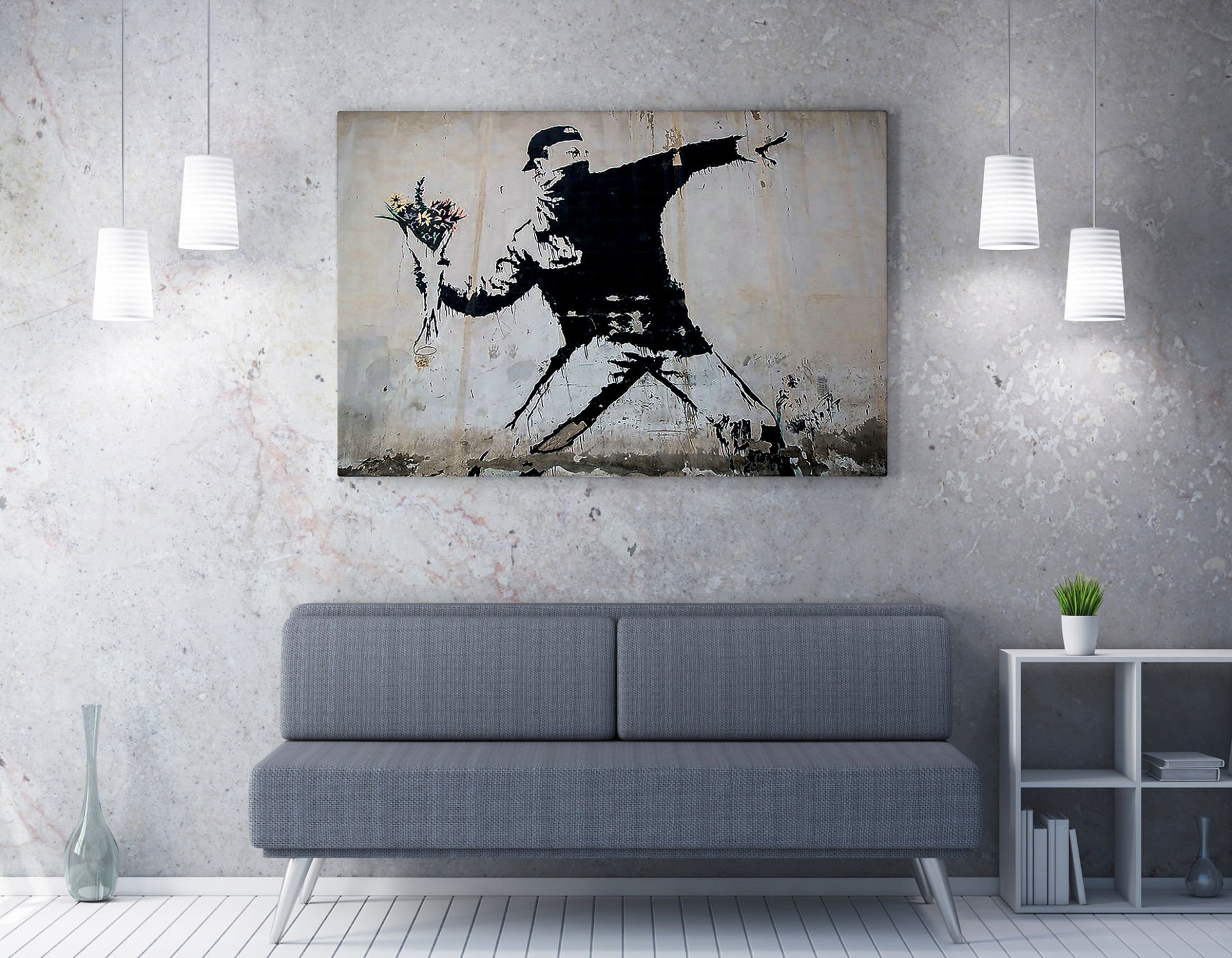 Flower Thrower | Banksy