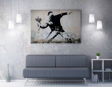 Flower Thrower | Banksy