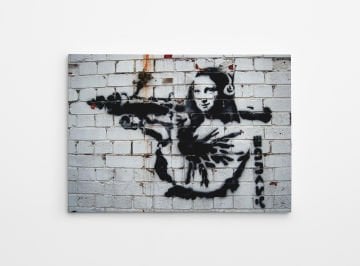 Mona Lisa Bazooka | Banksy