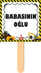 İnşaat Temalı Konuşma Balonu 8