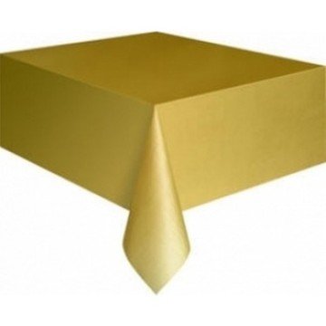 Altın Gold Plastik Masa Örtüsü