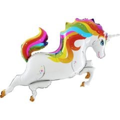 48'' Grabo Folyo Balon-Rainbow Unicorn Body