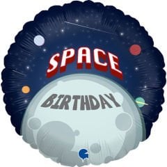 Uzay-Happy Astronot Folyo Balon 46 cm