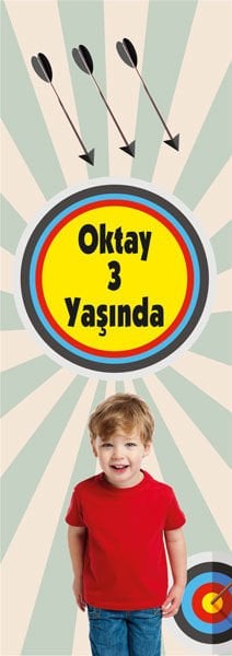 Okçu Temalı Kişiye Özel Kitap Ayracı 6 Adet