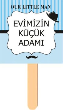 Küçük Adam Temalı Konuşma Balonu 16