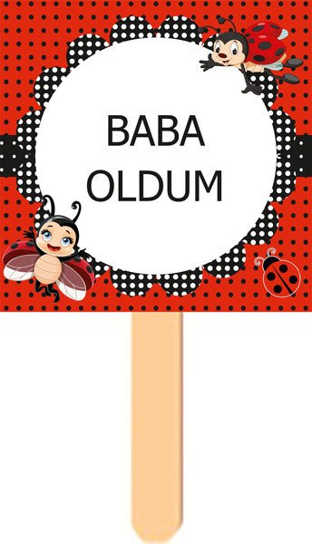 Uğur Böceği Temalı Konuşma Balonu 5