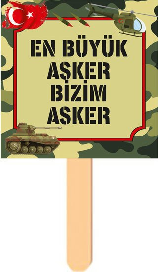 Asker Temalı Konuşma Balonu 2