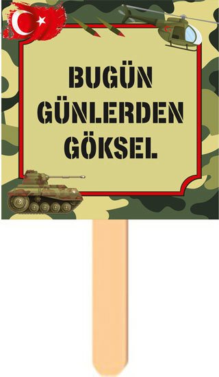 Asker Temalı Konuşma Balonu 8