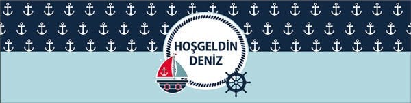 Denizci Temalı Kişiye Özel Peçete Sargısı 6 Adet