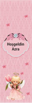 Melek Temalı Kişiye Özel Kitap Ayracı 6 Adet