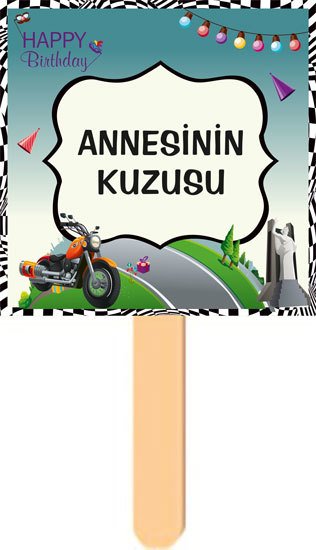 Motor Temalı Konuşma Balonu 3