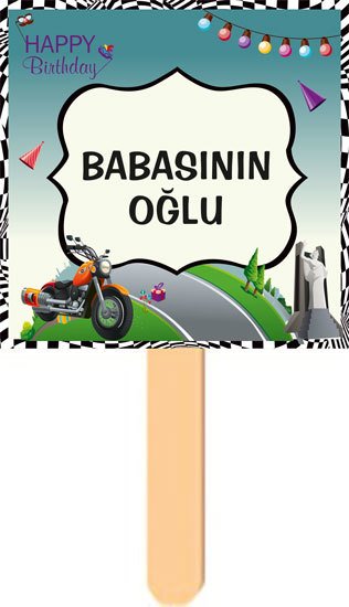 Motor Temalı Konuşma Balonu 6