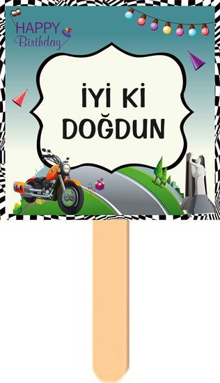 Motor Temalı Konuşma Balonu 8