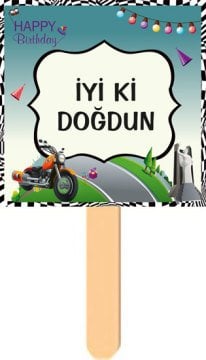 Motor Temalı Konuşma Balonu 8