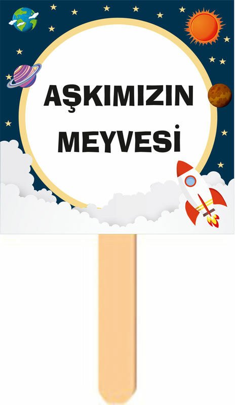 Uzay Temalı Konuşma Balonu 5