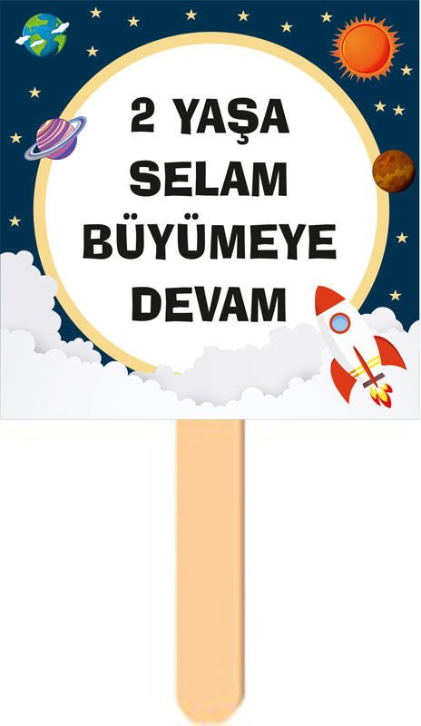 Uzay Temalı Konuşma Balonu 14